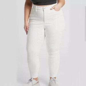 Athleta Skulptek Ultra Skinny Jeans in White 24X
